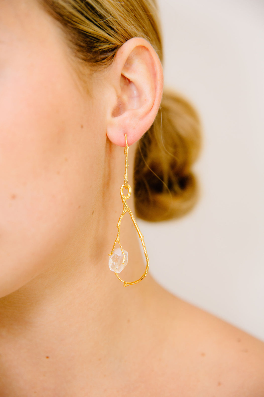 Treble Clef with Citrine